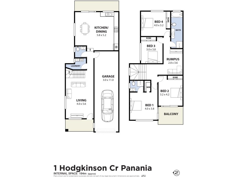 1A Hodgkinson Crescent, Panania NSW 2213 Floorplan