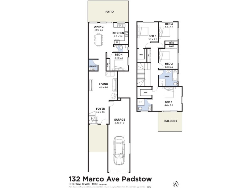 132 Marco Avenue, Panania NSW 2213 Floorplan