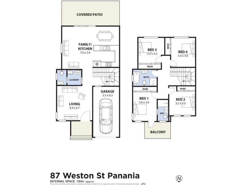 87 Weston Street, Panania NSW 2213 Floorplan