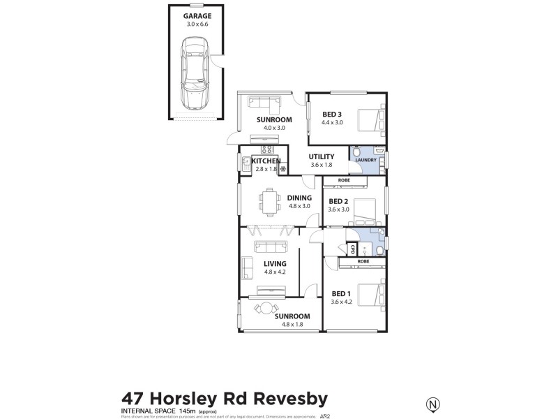 47 Horsley Road, Revesby NSW 2212 Floorplan