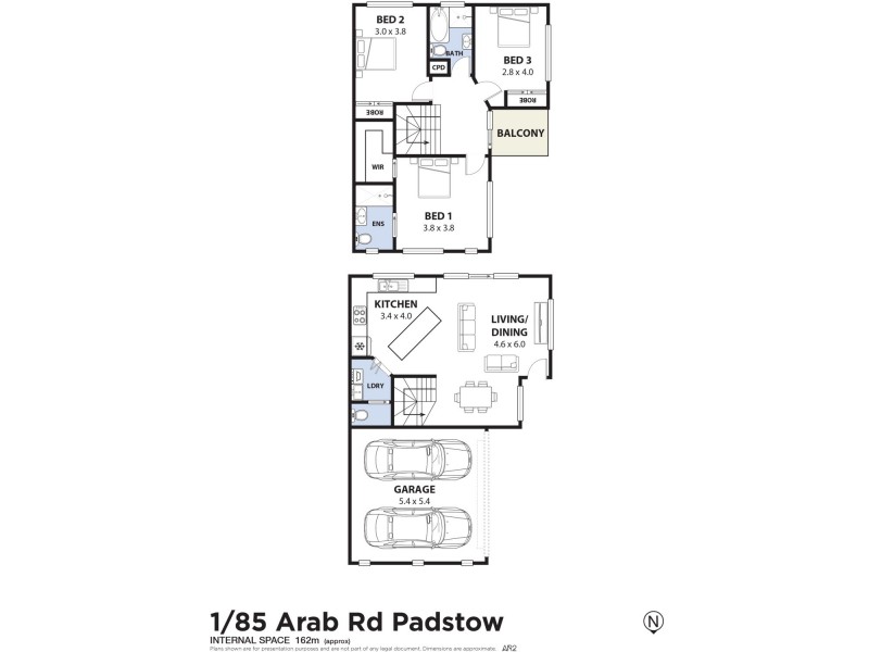 1/85  Arab Road, Padstow NSW 2211 Floorplan
