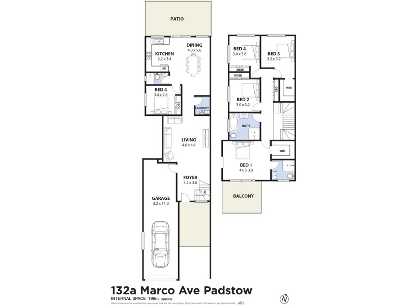 132a Marco Avenue, Panania NSW 2213 Floorplan
