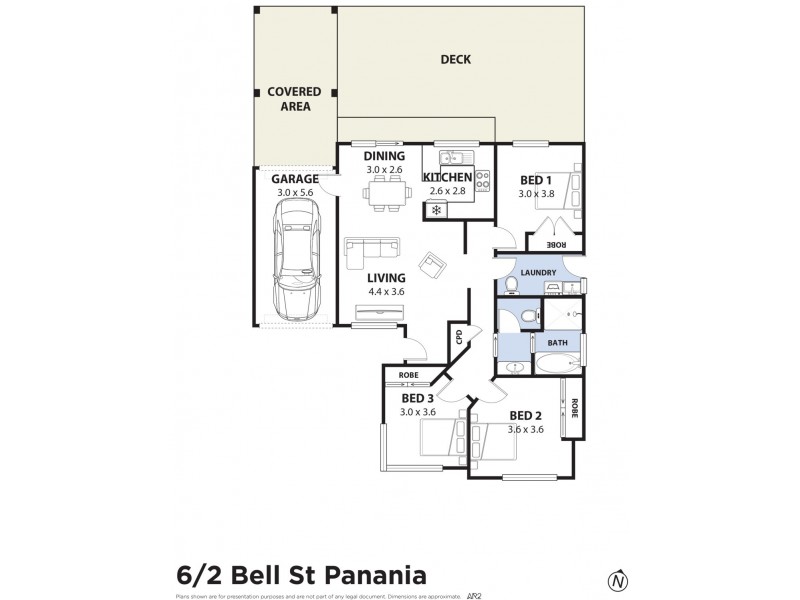 6/2 Bell Street, Panania NSW 2213 Floorplan