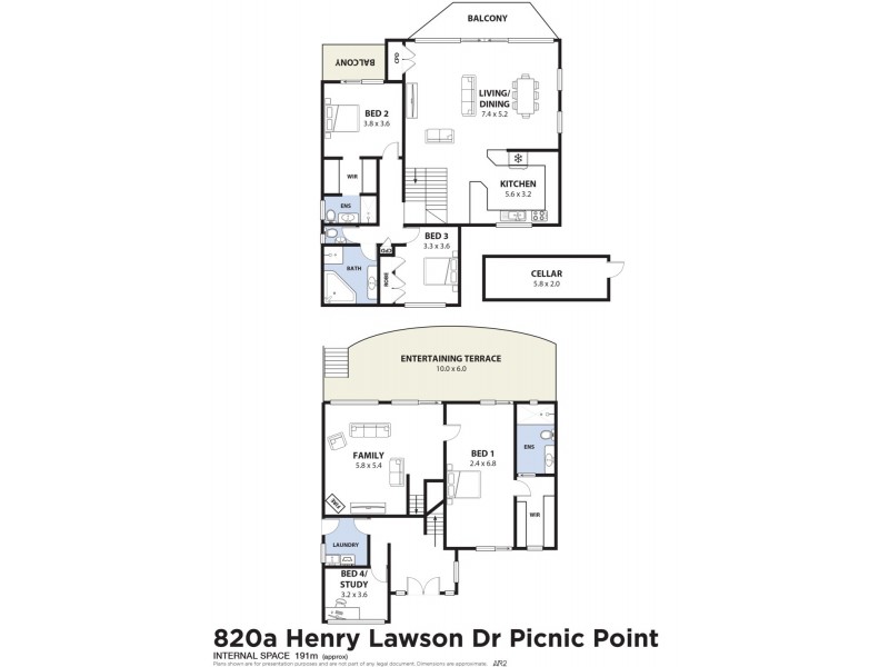 820A Henry Lawson Drive, Picnic Point NSW 2213 Floorplan
