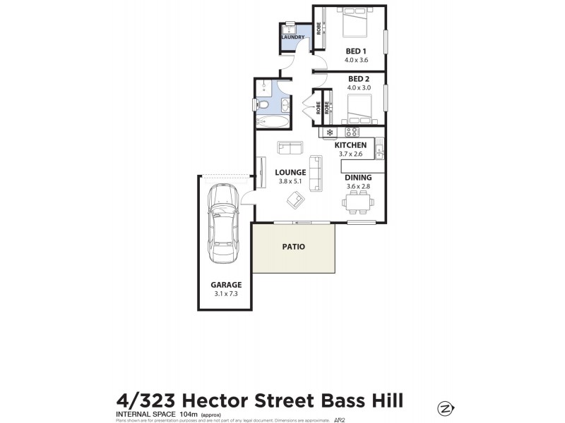 4/323 Hector Street, Bass Hill NSW 2197 Floorplan