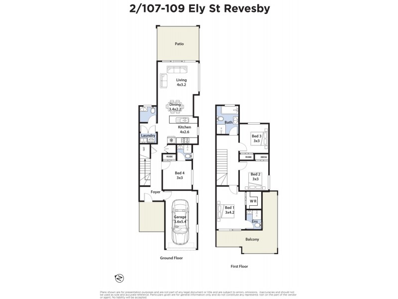 2/107 Ely Street, Revesby NSW 2212 Floorplan