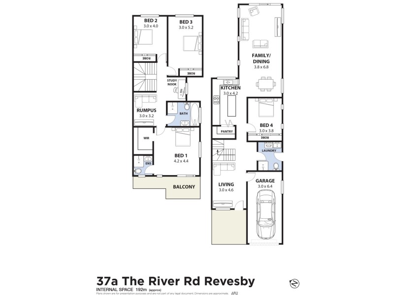 37A The River Road, Revesby NSW 2212 Floorplan