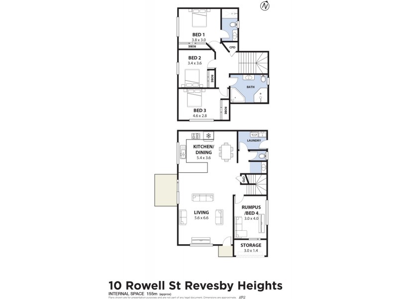 10 Rowell Street, Revesby Heights NSW 2212 Floorplan