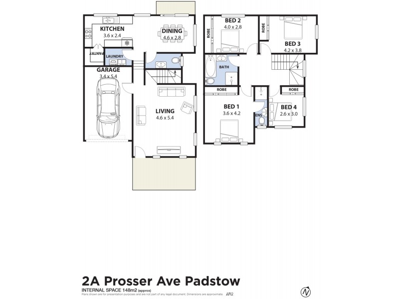 2A Prosser Avenue, Padstow NSW 2211 Floorplan
