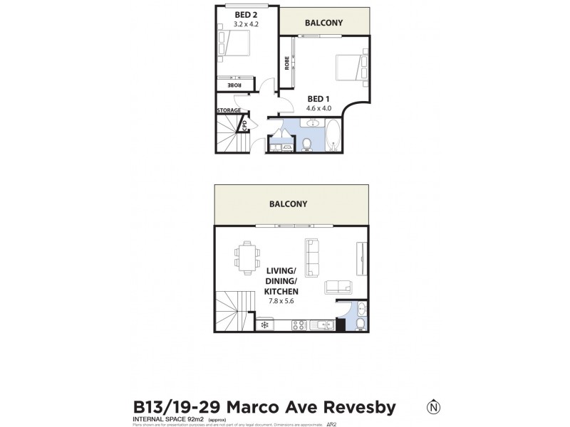 B13/19-29 Marco Avenue, Revesby NSW 2212 Floorplan