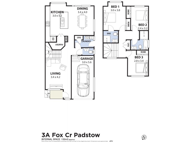 3a Fox Crescent, Padstow NSW 2211 Floorplan