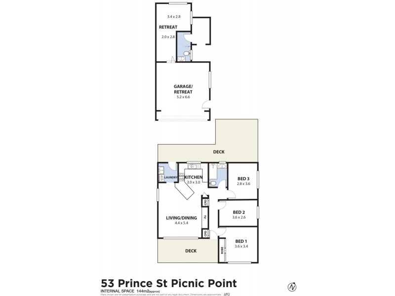 53 Prince Street, Picnic Point NSW 2213 Floorplan
