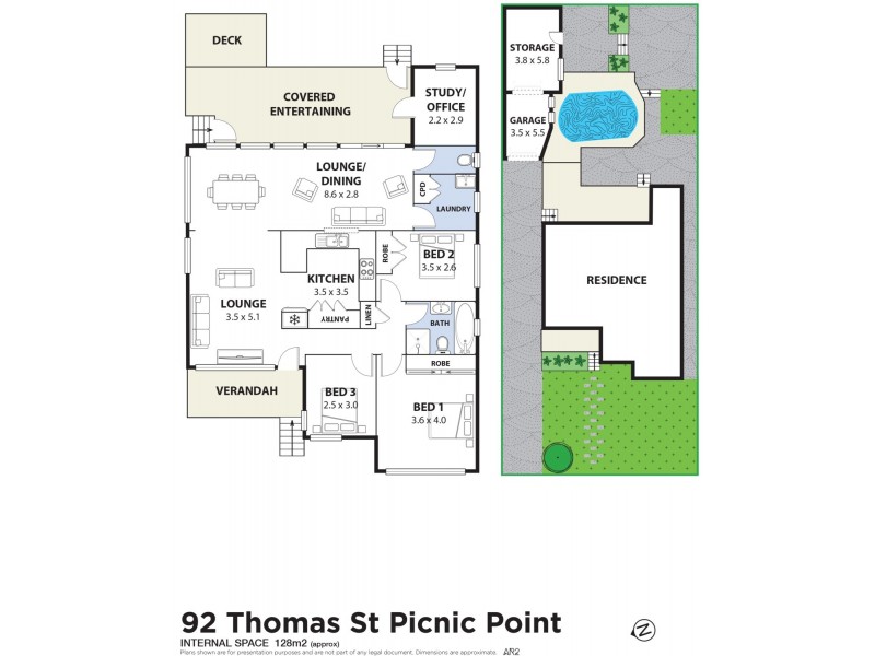 92 Thomas Street, Picnic Point NSW 2213 Floorplan