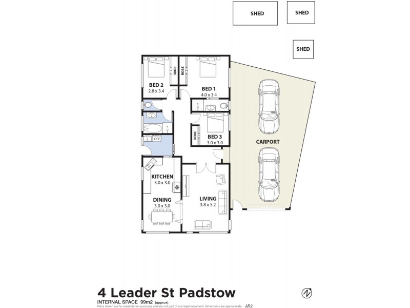 4 Leader Street, Padstow NSW 2211 Floorplan