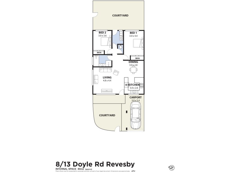 8/13 Doyle Road, Revesby NSW 2212 Floorplan
