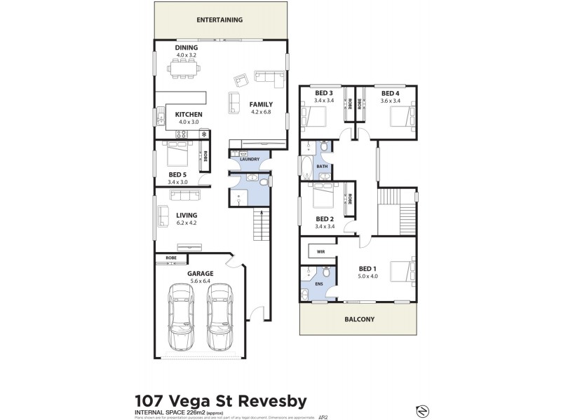 107 Vega Street, Revesby NSW 2212 Floorplan