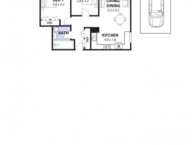 26/204-232 Jersey Road, Paddington NSW 2021 Floorplan