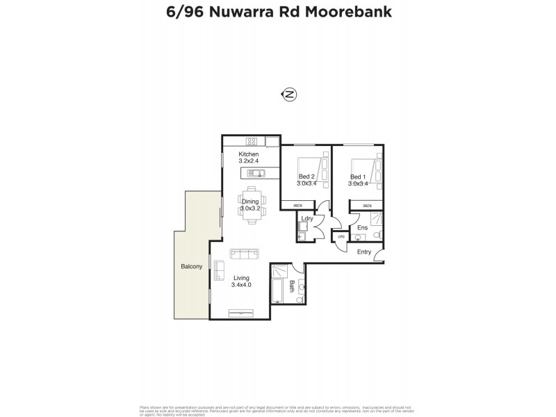 6/96-98 Nuwarra Road, Moorebank NSW 2170 Floorplan