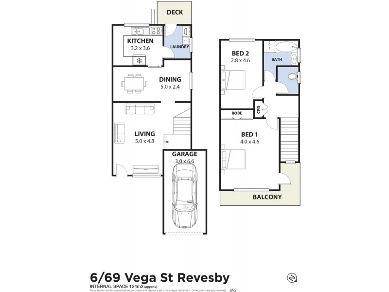 6/69 Vega Street, Revesby NSW 2212 Floorplan