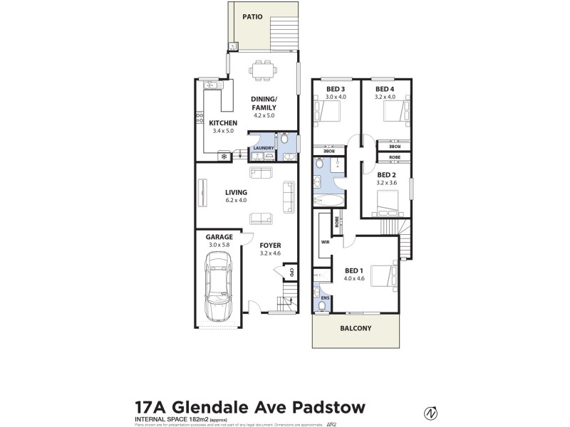 17A Glendale Avenue, Padstow NSW 2211 Floorplan
