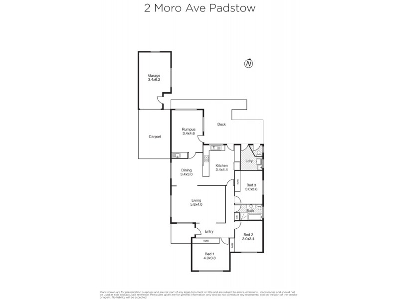 2 Moro Avenue, Padstow NSW 2211 Floorplan