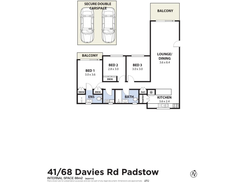 41/68 Davies Road, Padstow NSW 2211 Floorplan