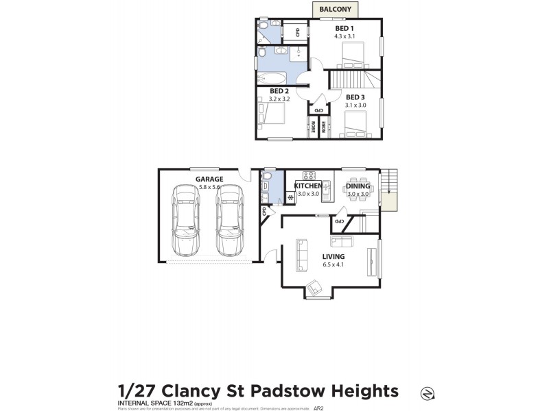 1/27 Clancy Street, Padstow Heights NSW 2211 Floorplan