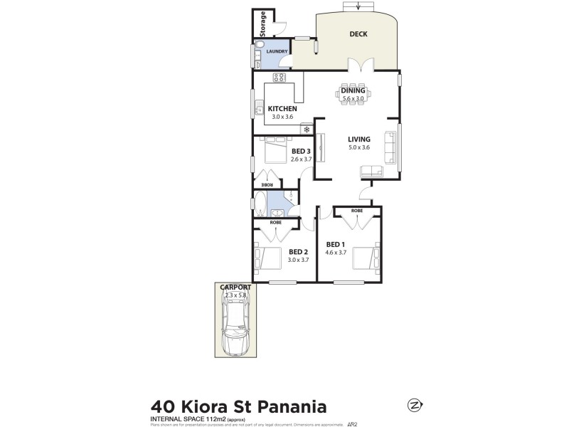 40 Kiora Street, Panania NSW 2213 Floorplan