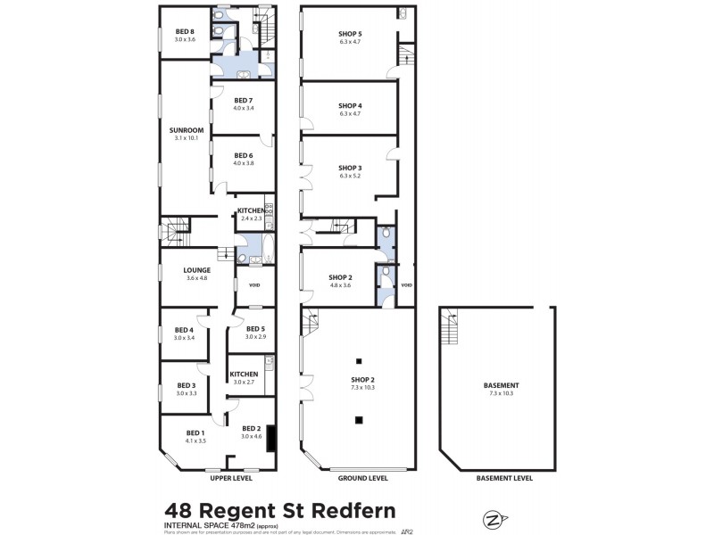 48 Regent Street, Redfern NSW 2016 Floorplan
