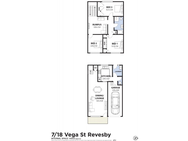 7/18 Vega Street, Revesby NSW 2212 Floorplan
