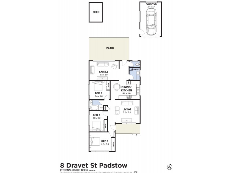 8 Dravet Street, Padstow NSW 2211 Floorplan