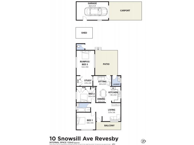 10 Snowsill Avenue, Revesby NSW 2212 Floorplan
