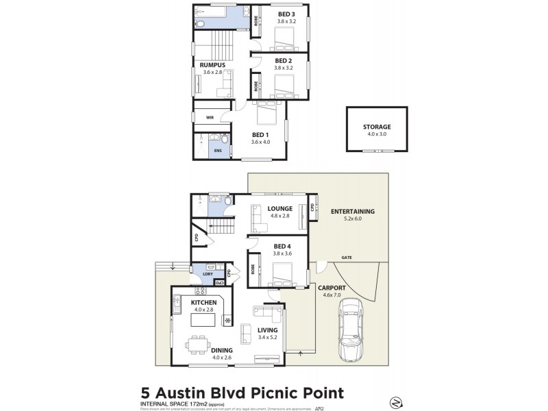 5 Austin Boulevard, Picnic Point NSW 2213 Floorplan