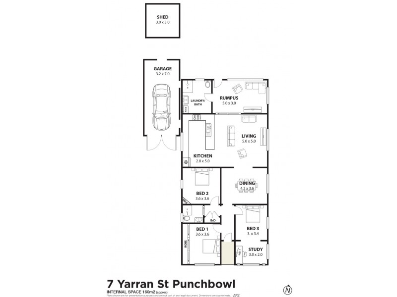 7 Yarran Street, Punchbowl NSW 2196 Floorplan