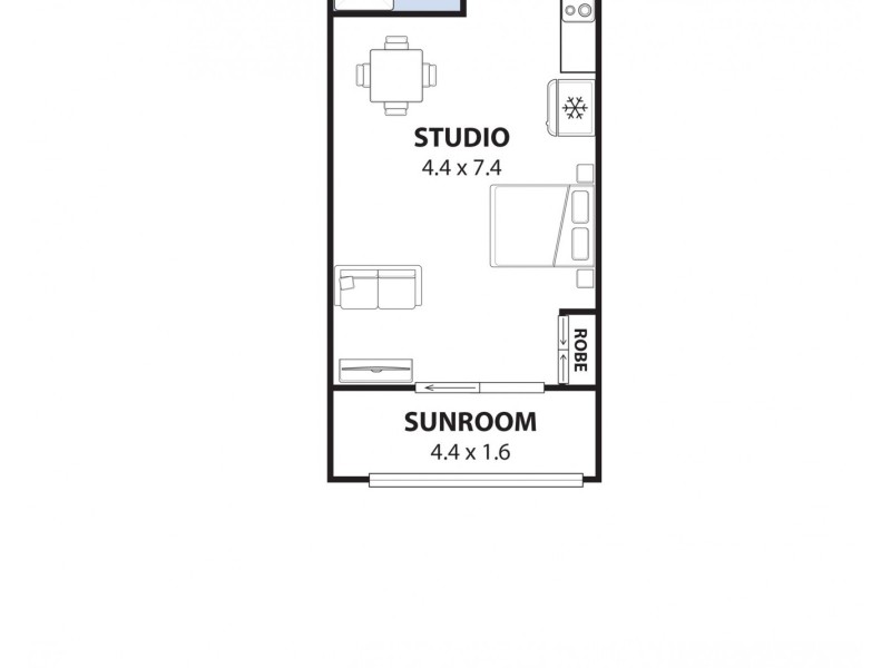1/43 Penshurst Street, Penshurst NSW 2222 Floorplan