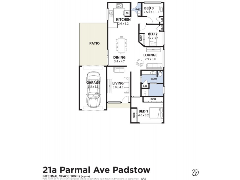 21A Parmal Avenue, Padstow NSW 2211 Floorplan