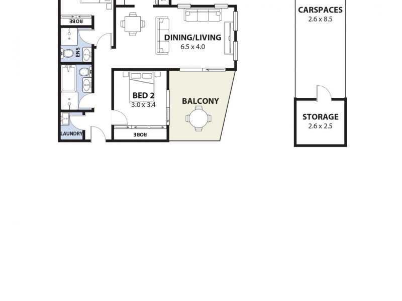 12/96-98 Nuwarra Road, Moorebank NSW 2170 Floorplan