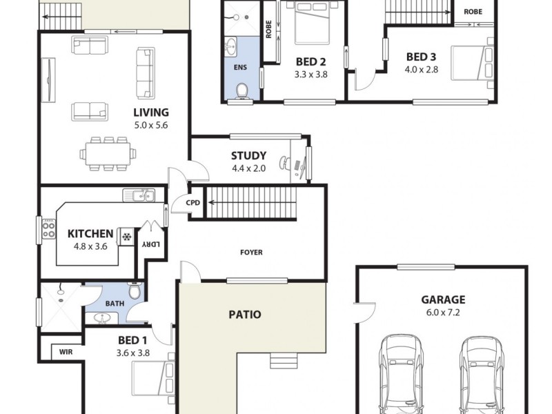 2 Shari Avenue, Picnic Point NSW 2213 Floorplan