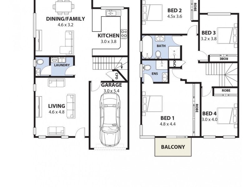 2B Pivetta Street, Revesby NSW 2212 Floorplan