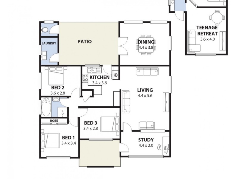 166 Davies Road, Padstow NSW 2211 Floorplan