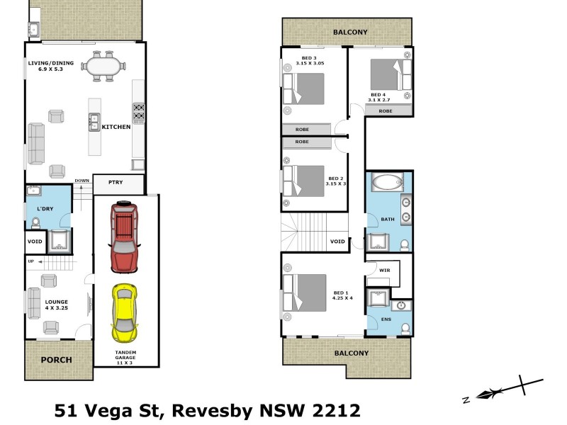 51 Vega Street, Revesby NSW 2212 Floorplan