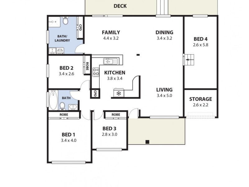 44 Churchill Road, Padstow Heights NSW 2211 Floorplan