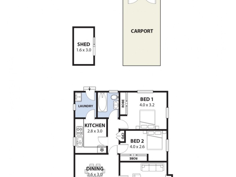 64 Australia Street, Bass Hill NSW 2197 Floorplan