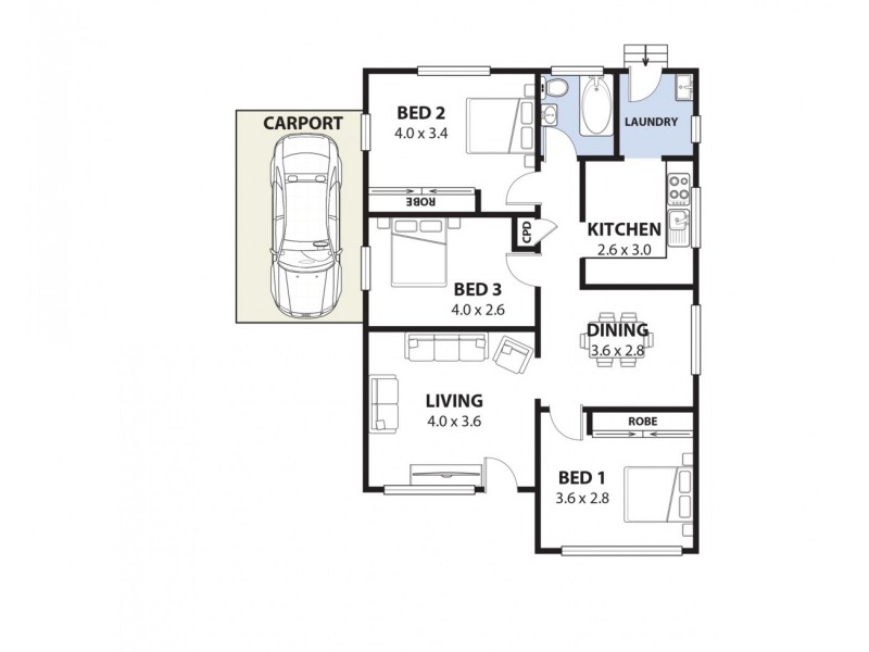 140 Virgil Avenue, Chester Hill NSW 2162 Floorplan