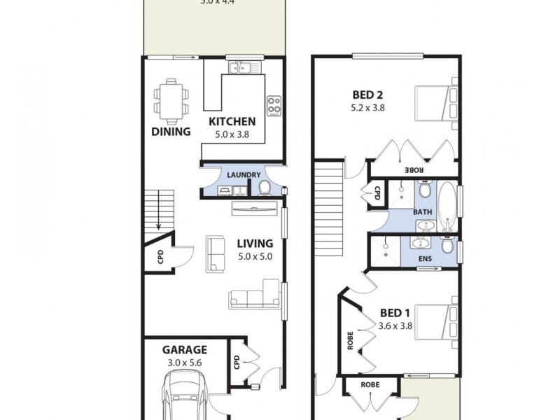 1B Gracemar Avenue, Panania NSW 2213 Floorplan
