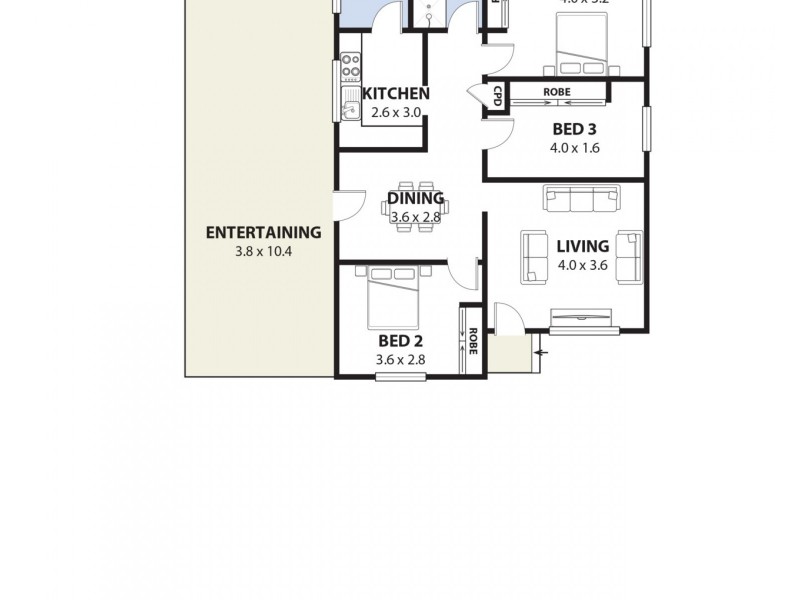 1 Barrow Street, Revesby NSW 2212 Floorplan