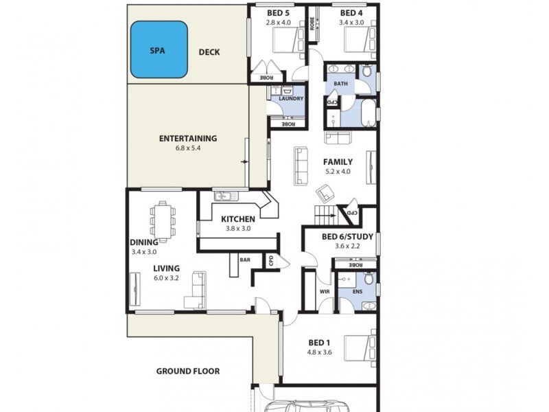 5 Playford Road, Padstow Heights NSW 2211 Floorplan
