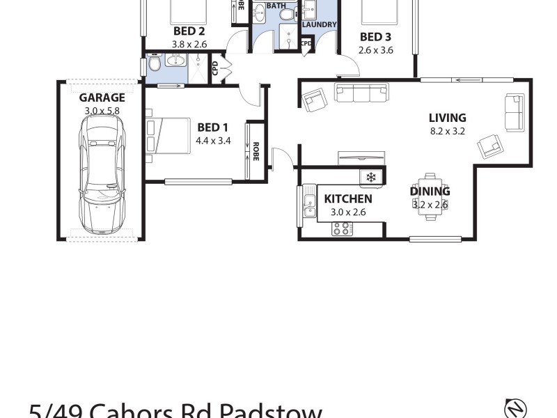 5/49 Cahors Road, Padstow NSW 2211 Floorplan
