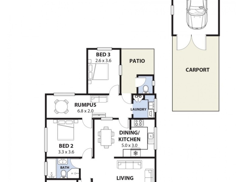 2  Snowsill Avenue, Revesby NSW 2212 Floorplan