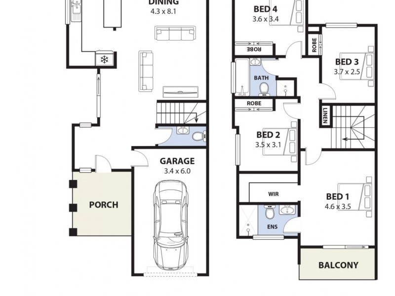 1 Messines Avenue, Milperra NSW 2214 Floorplan